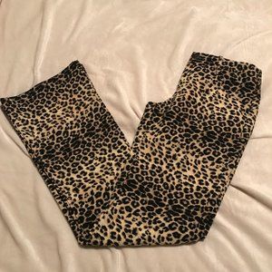 Wet Seal Leopard Print Slacks